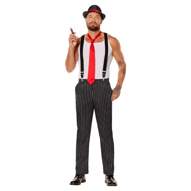 Adult Roaring 20s Gangster Costume Kit