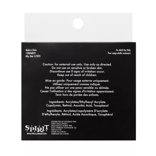 Black Eyelashes and Adhesive - 5 Pack
