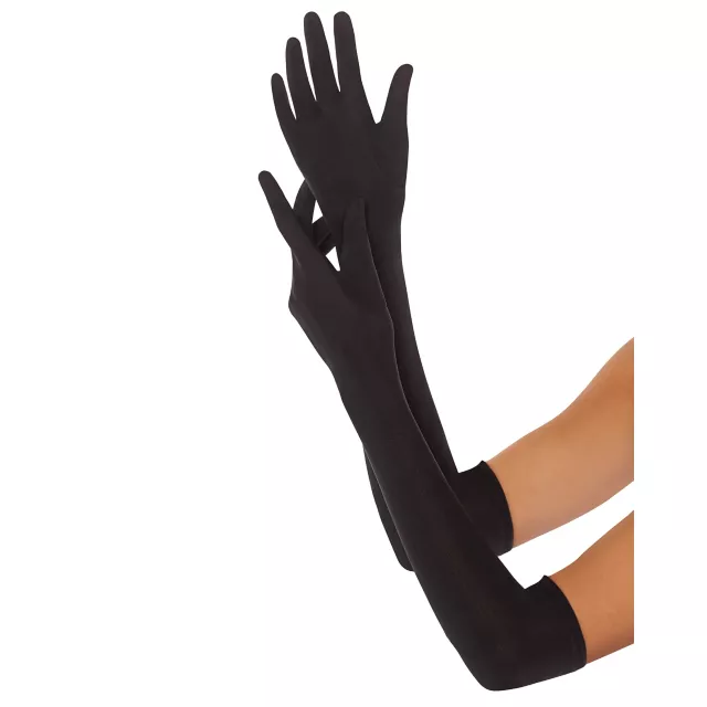 Long Black Gloves