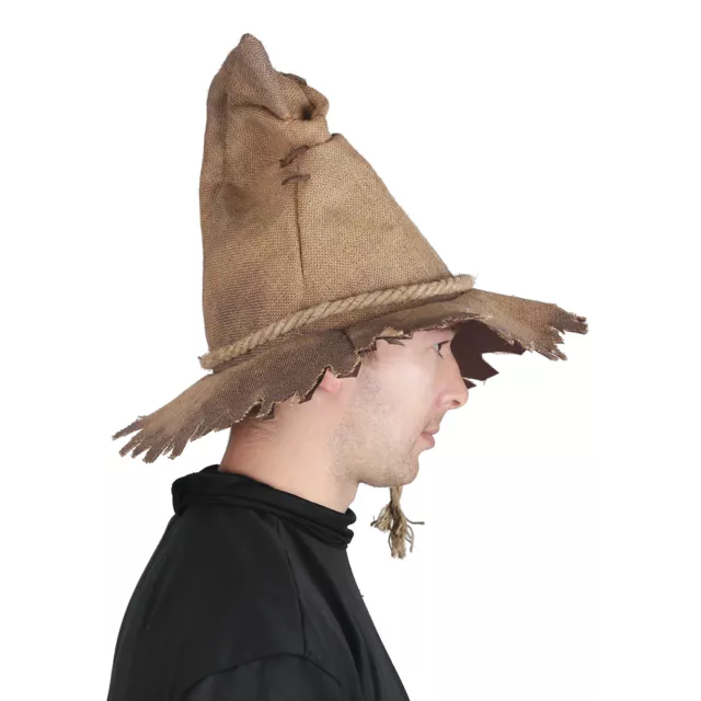 Burlap Scarecrow Hat