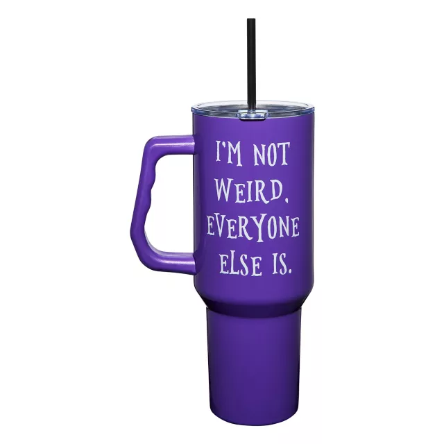 Wednesday Travel Tumbler with Straw - 40 oz.