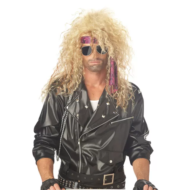 Heavy Metal Rocker Blonde Wig