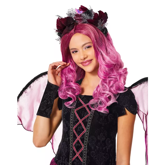 Kids Dark Fairy Wig