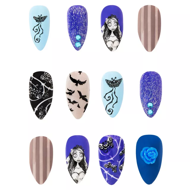 Corpse Bride Press-On Nails