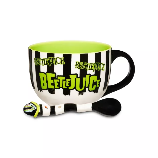 Beetlejuice Soup Mug with Spoon - 24 oz.