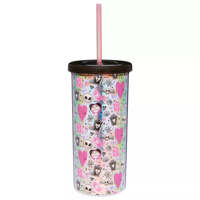 The Nightmare Before Christmas Icons Cup with Straw - 20 oz.