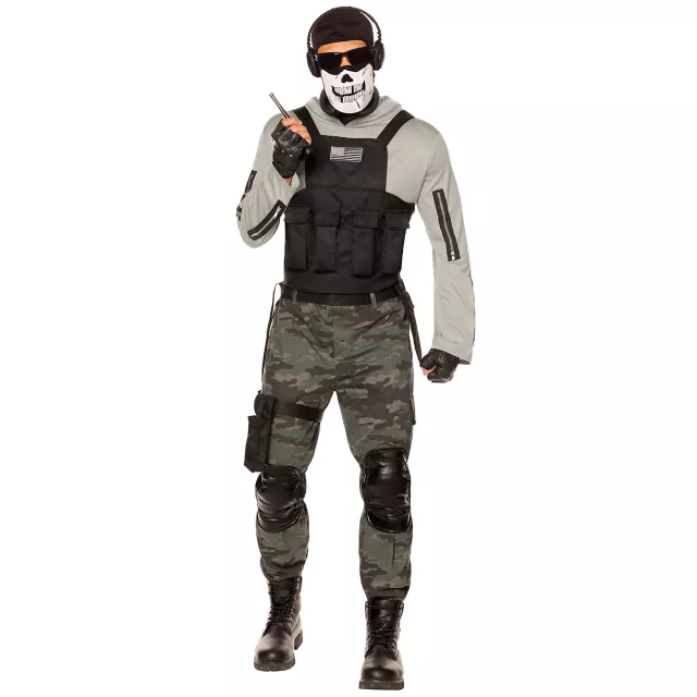Adult Skull Commando Costume