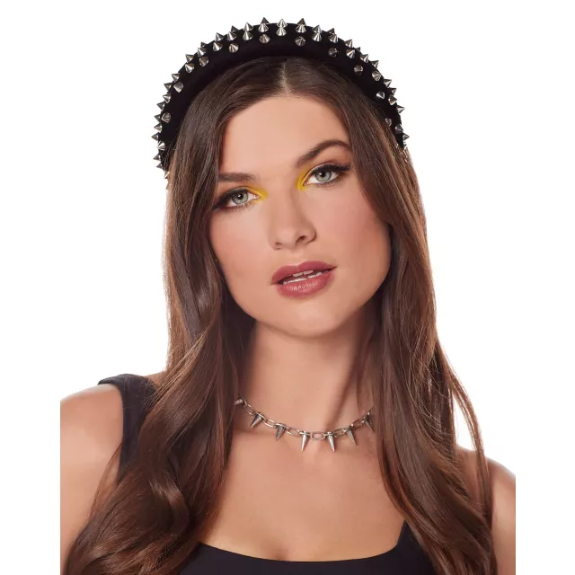 Studded Black Headband