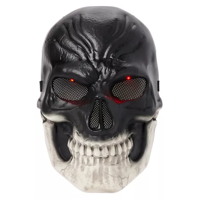 Light-Up Dark Skeleton Mask