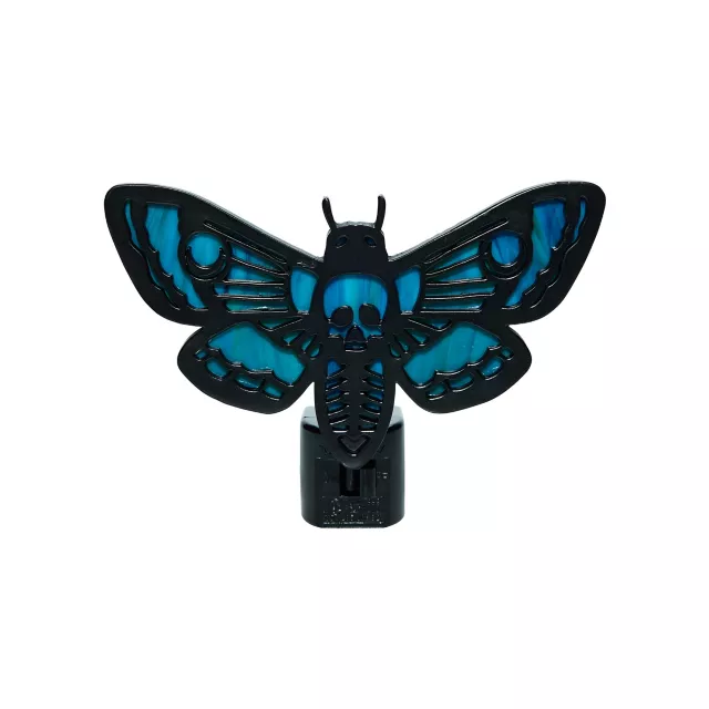 Stained Glass Death Moth Nightlight
