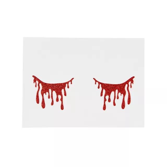 Red Glitter Tears