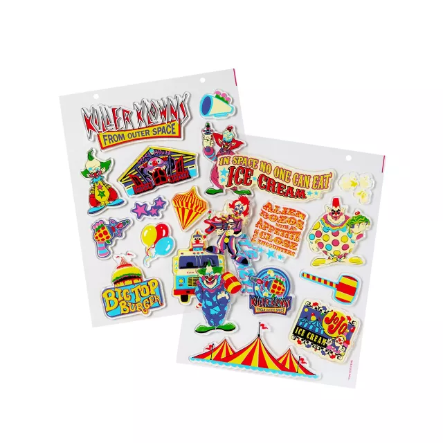 Killer Klowns from Outer Space Gel Clings - 2 Pack