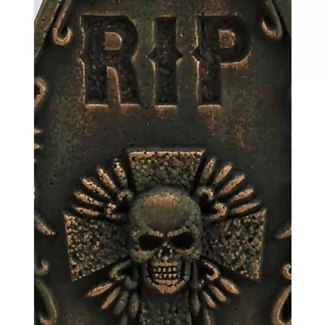 2 Ft RIP Skull Tombstone