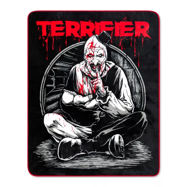 Art the Clown Shush Fleece Blanket - Terrifier