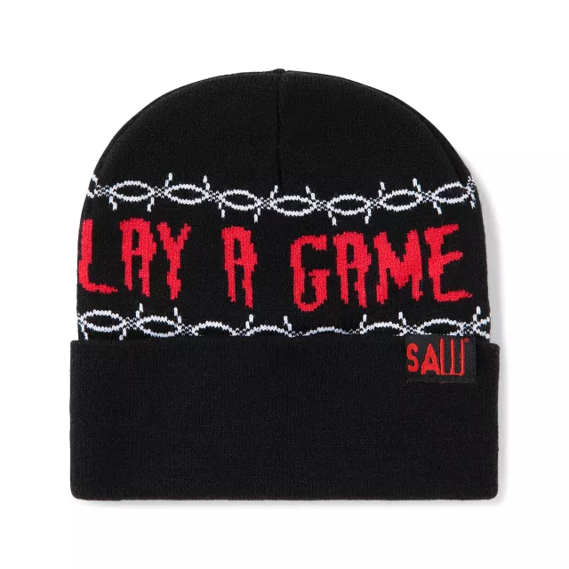 Billy I Want To Play Cuff Beanie Hat - Saw