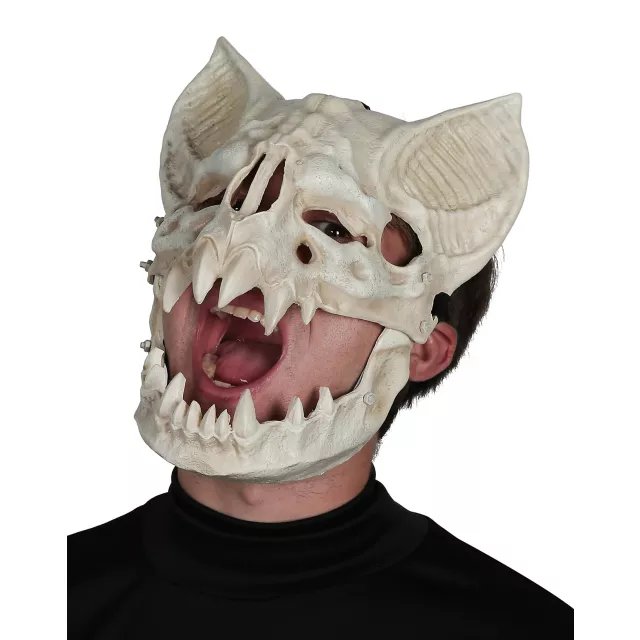 Skeletal Bat Half Mask