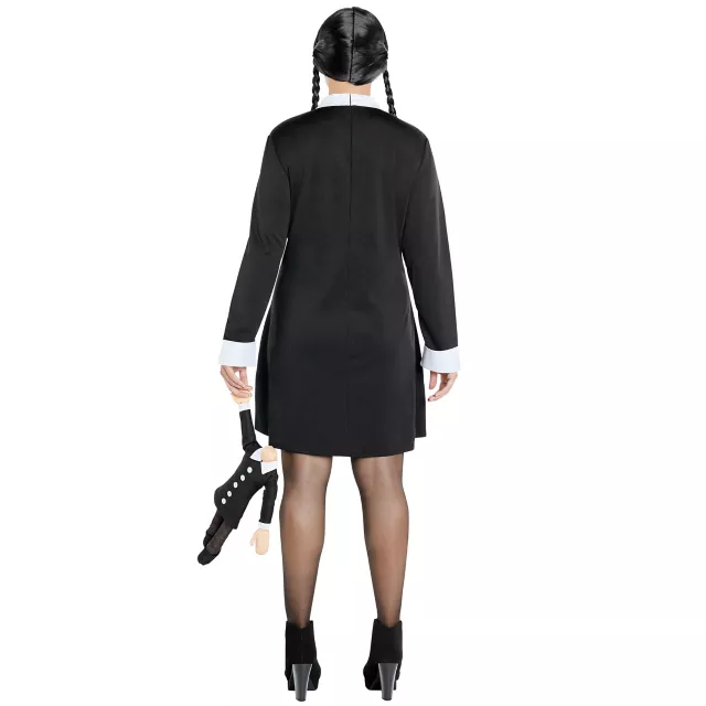 Adult Wednesday Addams Plus Size Costume - The Addams Family