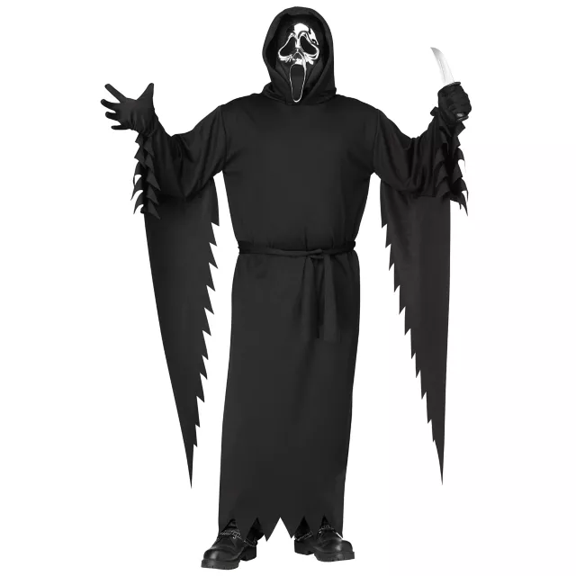 Adult Chrome Ghost Face Costume