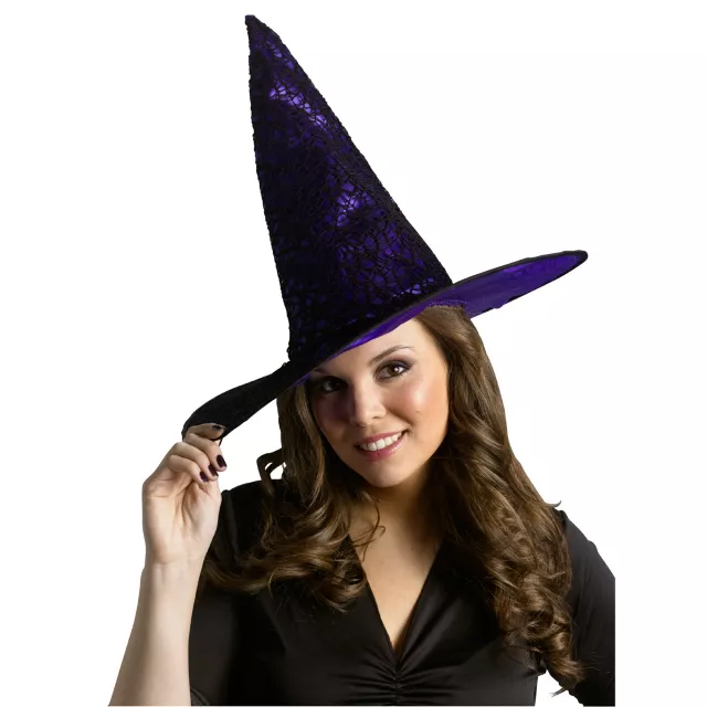 Purple Gothic Witch Hat