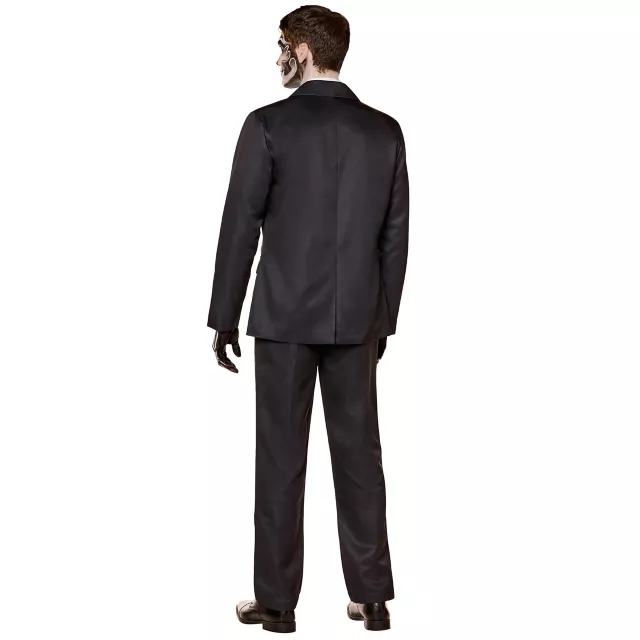 Adult Black Skeleton Suit
