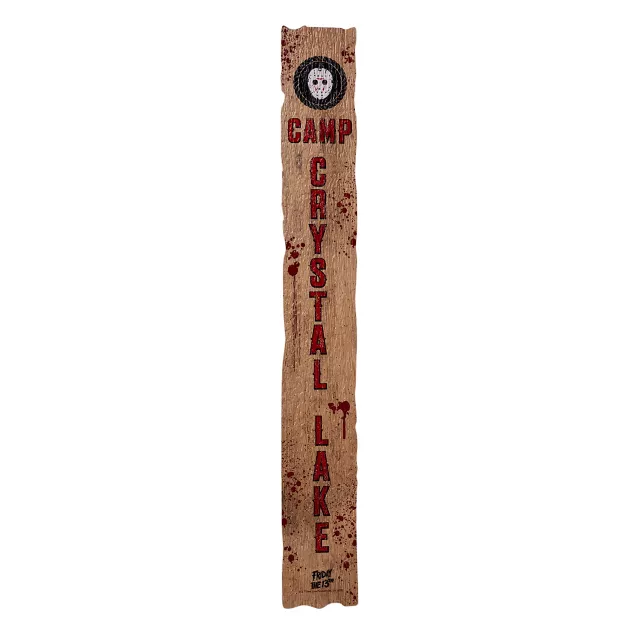 Camp Crystal Lake Leaner Sign - Friday the 13th