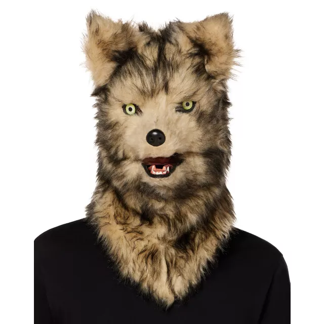 Moving Mouth Wolf Full Mask