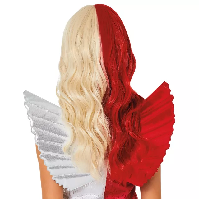 Kids Heat Resistant Angel Devil Split Wig