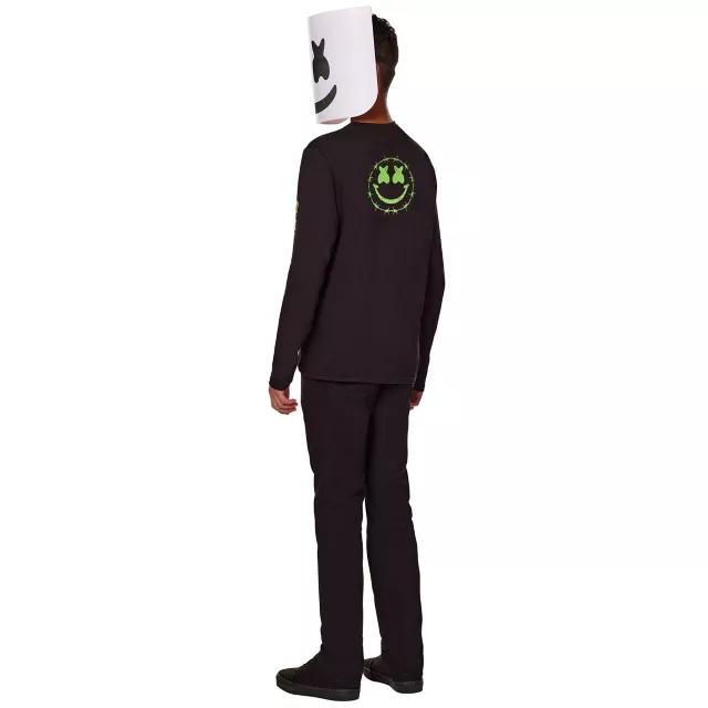 Kids Glow in the Dark Marshmello Costume Kit
