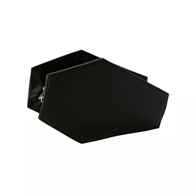 Black Coffin Crossbody Bag