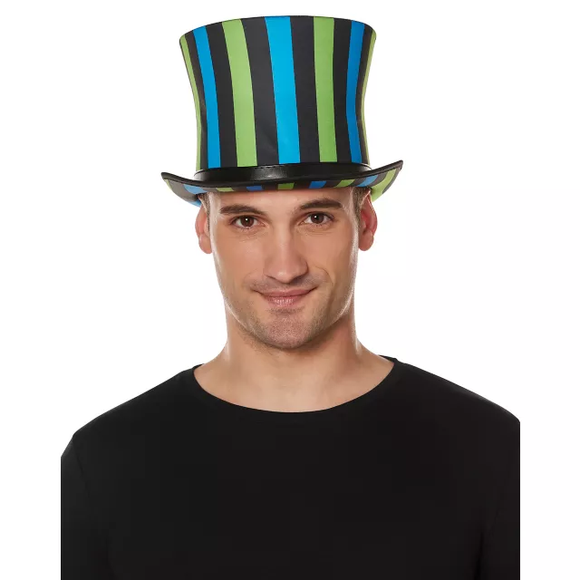 Scary Clown Neon Top Hat