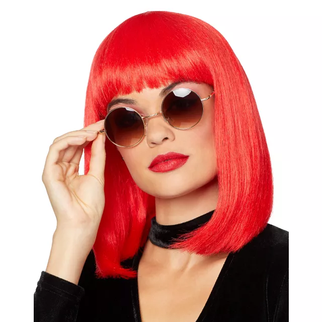 Red Pageboy Wig
