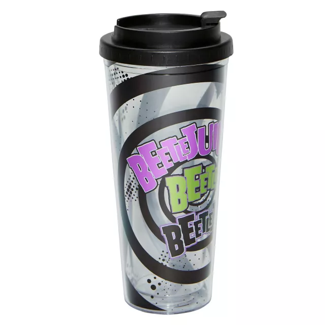 Spiral Beetlejuice Travel Tumbler