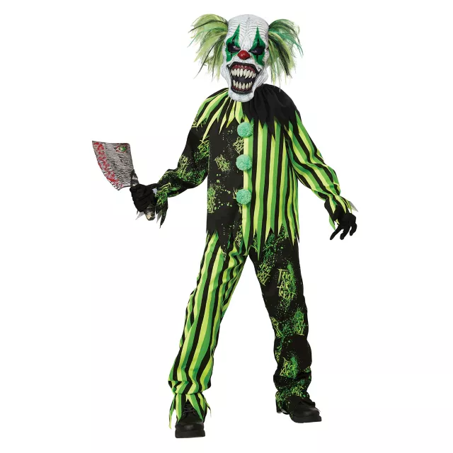 Kids Glow in the Dark Chaos Clown Costume