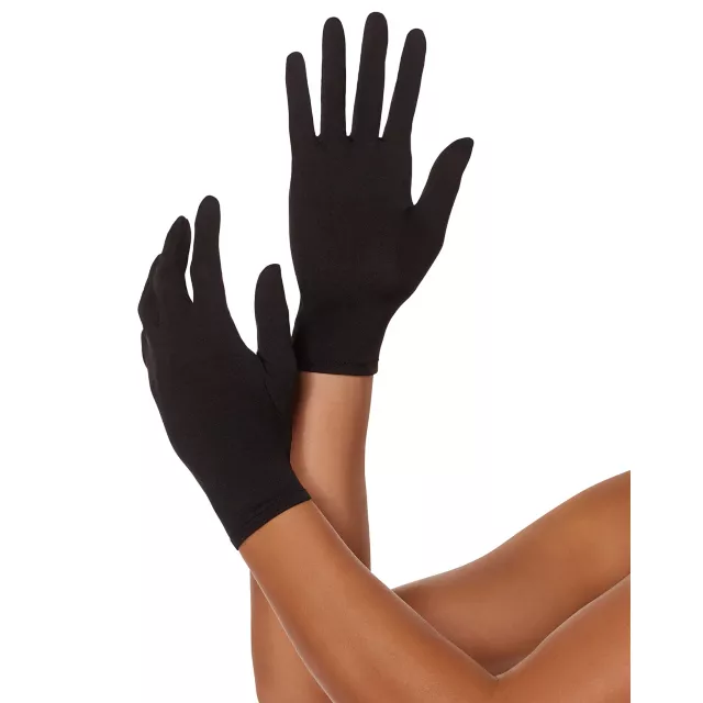 Black Short Horror Gloves