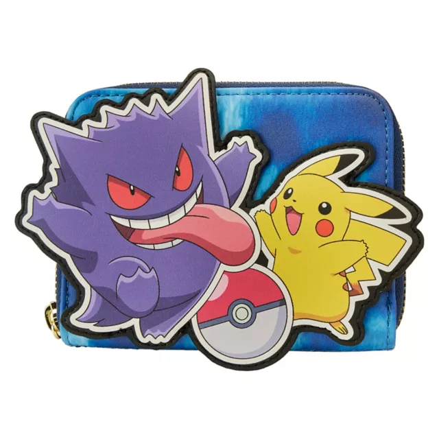 Loungefly Pikachu x Gengar Zip Wallet - Pokémon