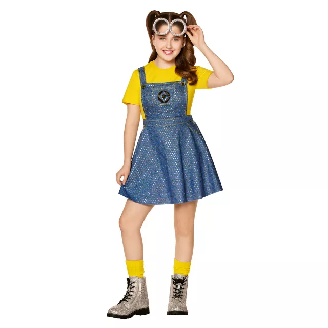 Kids Kevin Minion Bling Dress Costume