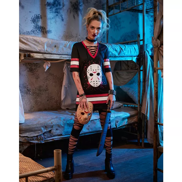 Adult Jason Voorhees Hockey Dress - C Friday the 13th