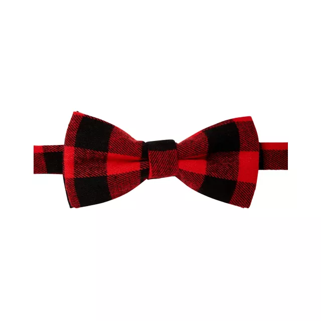 Buffalo Plaid Bow Tie