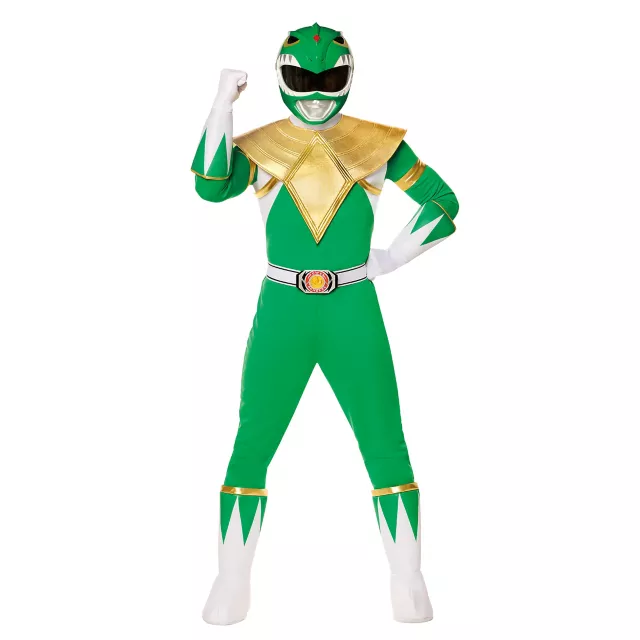 Adult Green Power Ranger Costume - Mighty Morphin Power Rangers