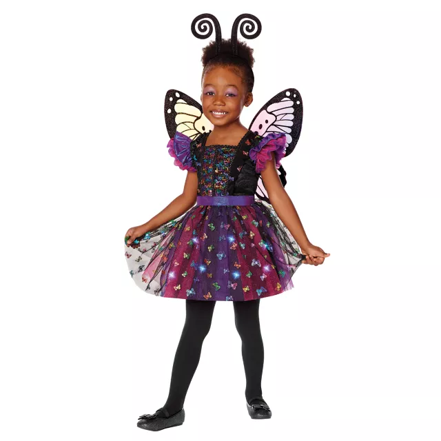Toddler Light-Up Rainbow Butterfly Costume