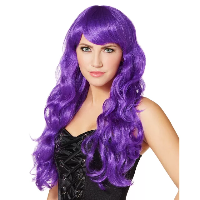 Purple Curls Wig