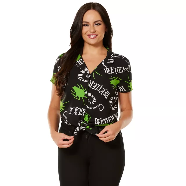 Beetlejuice Button Down Shirt