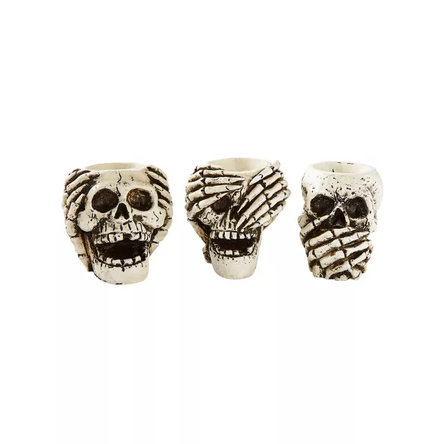 Skull Candle Holders