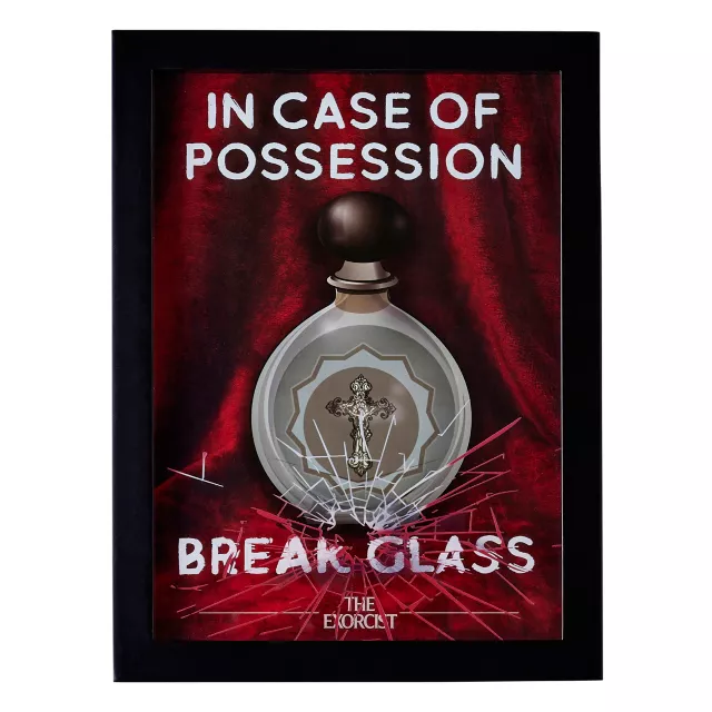 In Case of Possession Glass Sign - The Exorcist