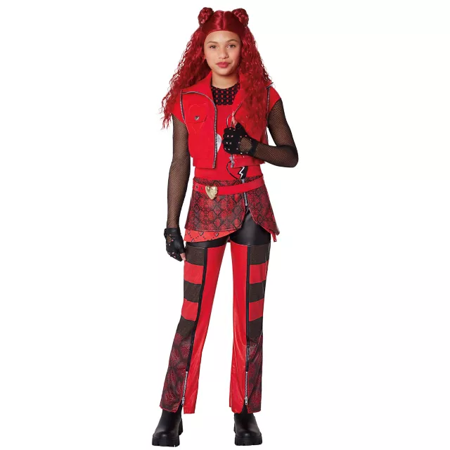 Kids Red Jumpsuit Costume - Descendants: The Rise of Red