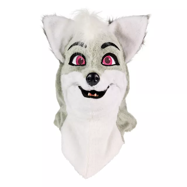 Gray Fox Moving Mouth Full Mask