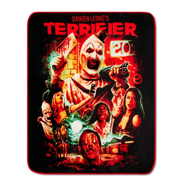 Terrifier Movie Poster Fleece Blanket
