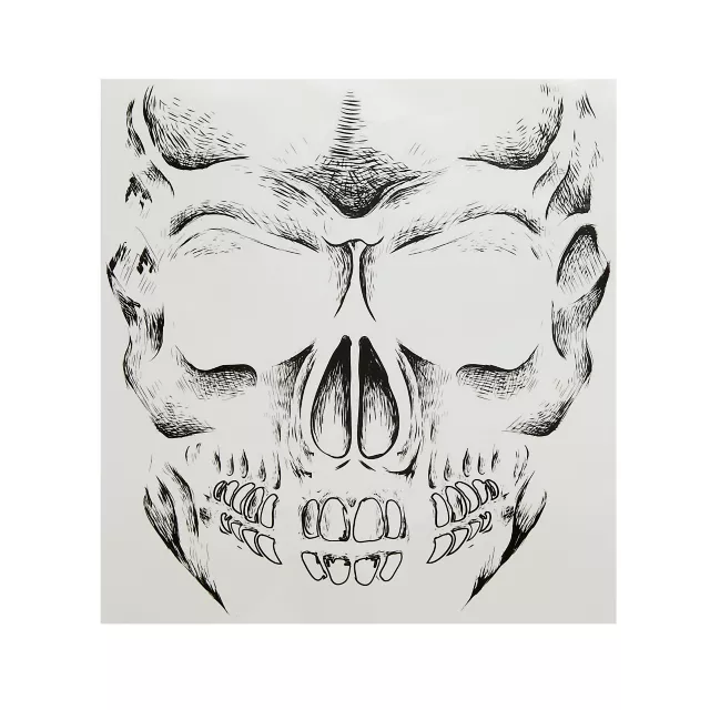 Skeleton Face Tattoo