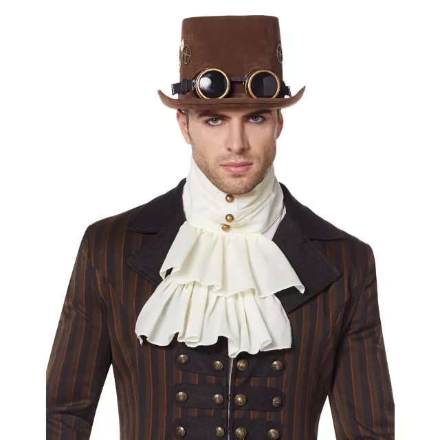 Steampunk Ivory Jabot