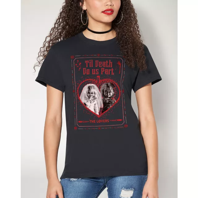 Til Death Do Us Part Chucky and Tiffany T Shirt